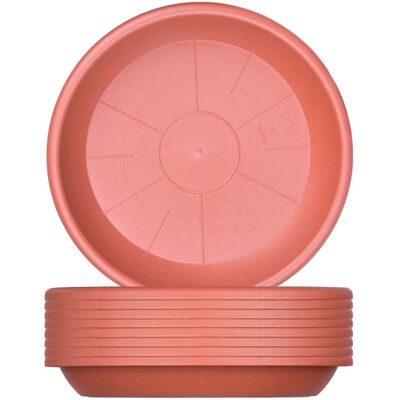 BigDean 9X Blumentopf Untersetzer Ø 19 Cm Farbe Terrakotta Kunststoff Blumenuntersetzer Blumentopfuntersetzer Passend Zu Ø 20 Cm Blumentöpfen BigDean 9X Blumentopf Untersetzer Ø 19 Cm Farbe Terrakotta Kunststoff Blumenuntersetzer Blumentopfuntersetzer Passend Zu Ø 20 Cm Blumentöpfen