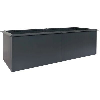 MCW Hochbeet N24 Schneckenkante 78x250x90cm Eisen Anthrazit MCW Hochbeet N24 Schneckenkante 78x250x90cm Eisen Anthrazit