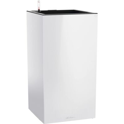 Lechuza® Pflanzgefäß Canto Premium high LED 40 Weiß Hochgl. 40x40 cm Lichtband Lechuza® Pflanzgefäß Canto Premium high LED 40 Weiß Hochgl. 40x40 cm Lichtband