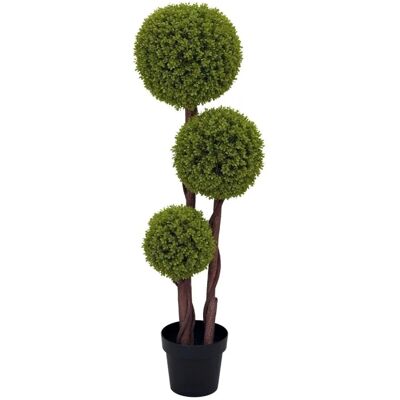 HOMCOM Kunstpflanze Kunststoff Zement 19,5L x 19,5B x 115H cm HOMCOM Kunstpflanze Kunststoff Zement 19,5L x 19,5B x 115H cm
