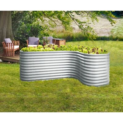 Vitavia Erweiterung Curve für Hochbeet Basic Alu-Blank Vitavia Erweiterung Curve für Hochbeet Basic Alu-Blank