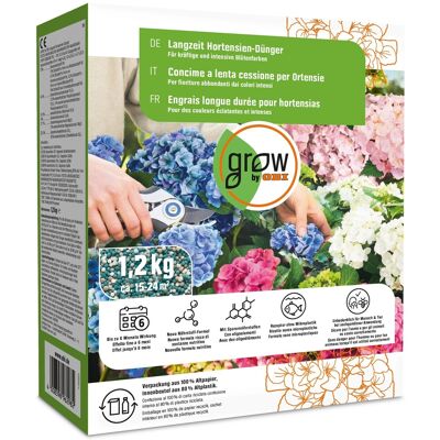 GROW by OBI Langzeit Hortensien-Dünger, 1,2 kg GROW by OBI Langzeit Hortensien-Dünger, 1,2 kg