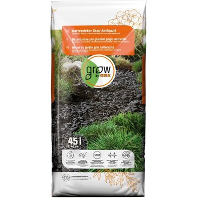 GROW by OBI Gartendekor Grau-Anthrazit, 45l GROW by OBI Gartendekor Grau-Anthrazit, 45l