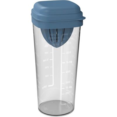 Rotho Küchenhelfer Loft 1 l Transparent Horizontblau Rotho Küchenhelfer Loft 1 l Transparent Horizontblau