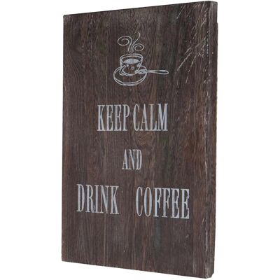 MCW Wandschild Coffee Shabby-Look Vintage 40x30cm MCW Wandschild Coffee Shabby-Look Vintage 40x30cm