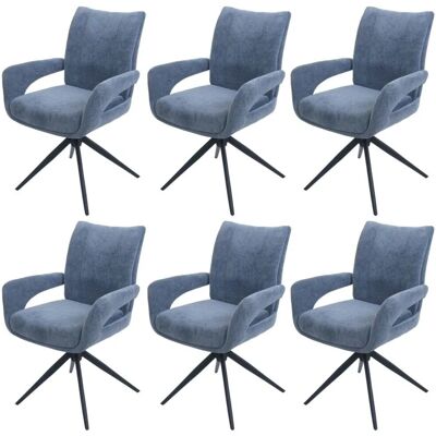 MCW Esszimmerstuhl O78 6er-Set Graublau MCW Esszimmerstuhl O78 6er-Set Graublau