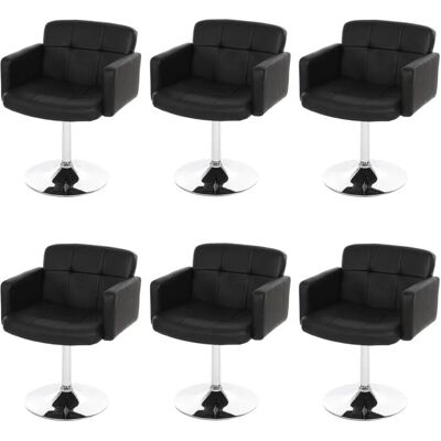 MCW Esszimmerstuhl Houston 6er-Set Schwarz MCW Esszimmerstuhl Houston 6er-Set Schwarz