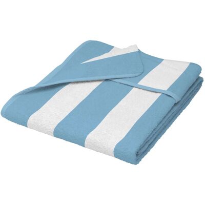 Beautissu Handtuch Cassiss 200x75cm Blau-Weiß-gestreift Beautissu Handtuch Cassiss 200x75cm Blau-Weiß-gestreift