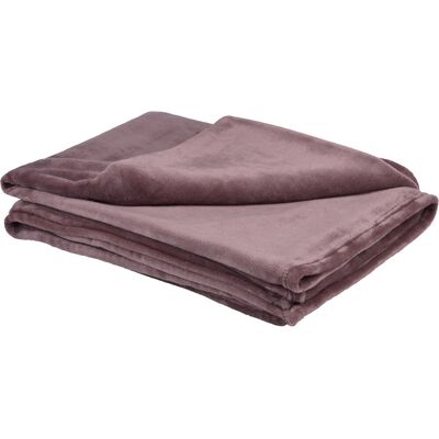 LUXTOOLS Fleece-Decke Blush Bordeaux Rosa 150 cm x 200 cm LUXTOOLS Fleece-Decke Blush Bordeaux Rosa 150 cm x 200 cm
