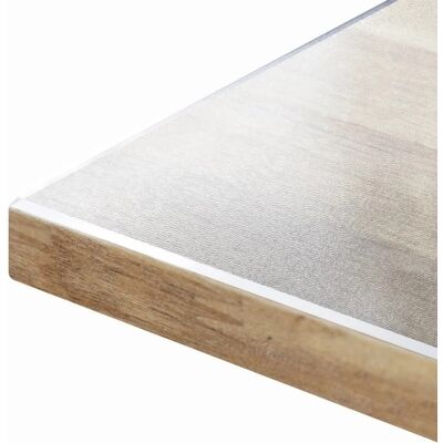 KARAT Tischfolie Imperial Transparent Mattiert mit Abgeschrägter Kante 125 x 130 cm KARAT Tischfolie Imperial Transparent Mattiert mit Abgeschrägter Kante 125 x 130 cm