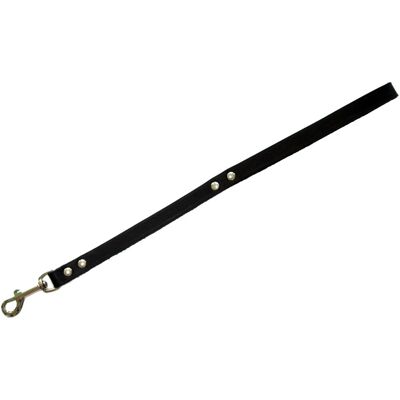 Heim Hundeleine Softleder Breite 14 mm Länge 30 cm Schwarz Heim Hundeleine Softleder Breite 14 mm Länge 30 cm Schwarz
