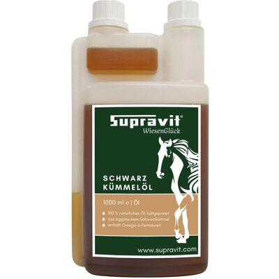 Supravit Schwarzkümmelöl Liquid für Pferde Supravit Schwarzkümmelöl Liquid für Pferde