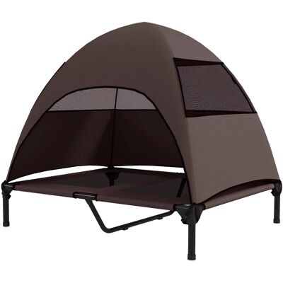 PawHut Erhöhtes Hundebett Polyester 91 x 76 x 90cm Braun PawHut Erhöhtes Hundebett Polyester 91 x 76 x 90cm Braun