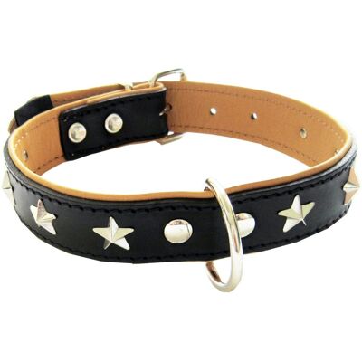 Heim Lederhalsband - Sterne - Größe 60 Heim Lederhalsband - Sterne - Größe 60