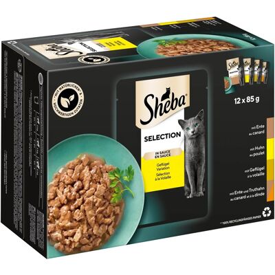 Sheba Katzenfutter - Auswahl in Sauce & Gelee - Für Erwachsene Sheba Katzenfutter - Auswahl in Sauce & Gelee - Für Erwachsene