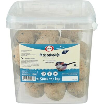 Elles Wildvogelfutter Meisenknödel ohne Netz 30 Stück Elles Wildvogelfutter Meisenknödel ohne Netz 30 Stück