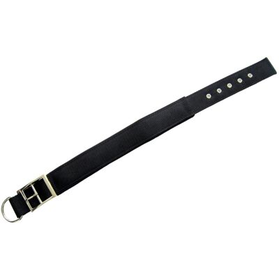 Heim Hundehalsband mit Neoprenfutter Breite 38 mm Länge 60 cm Schwarz Heim Hundehalsband mit Neoprenfutter Breite 38 mm Länge 60 cm Schwarz