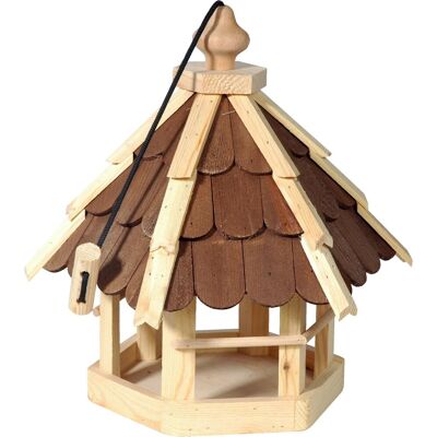 Dobar Vogelfutterhaus mit Holzschindeln Dobar Vogelfutterhaus mit Holzschindeln