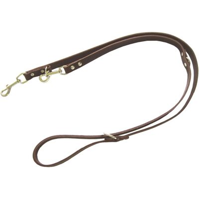 Heim Hunde-Vorführleine Softleder Breite 20 mm Länge 240 cm Braun Heim Hunde-Vorführleine Softleder Breite 20 mm Länge 240 cm Braun