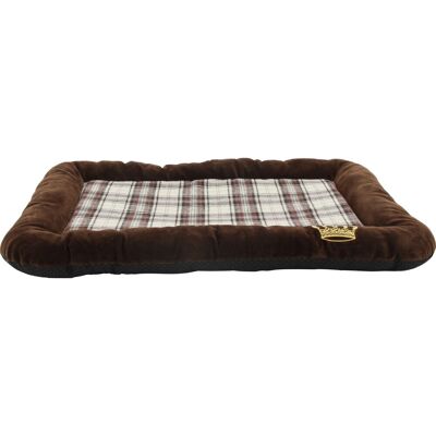 HEIM Haustierbett - 86x57x7 cm - Braun - Für Hunde & Katzen HEIM Haustierbett - 86x57x7 cm - Braun - Für Hunde & Katzen