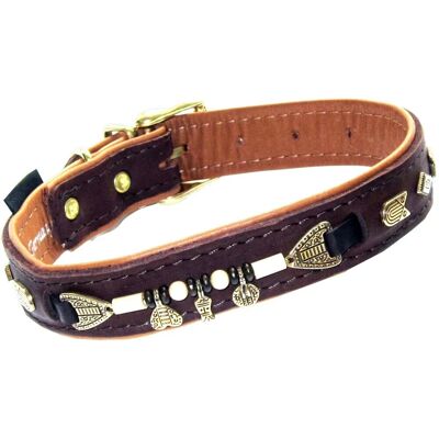 Heim Hundehalsband Buffalo Breite 25 mm Länge 65 cm Braun/Cognac Heim Hundehalsband Buffalo Breite 25 mm Länge 65 cm Braun/Cognac