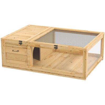PawHut Schildkrötenhaus Holz 91L x 60,5B x 32H cm PawHut Schildkrötenhaus Holz 91L x 60,5B x 32H cm