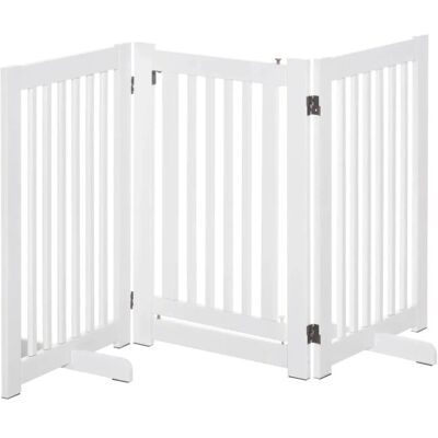 PawHut Absperrgitter Verstellbar mit Füßen Klappbar 155 x 1,5 x 76 cm PawHut Absperrgitter Verstellbar mit Füßen Klappbar 155 x 1,5 x 76 cm