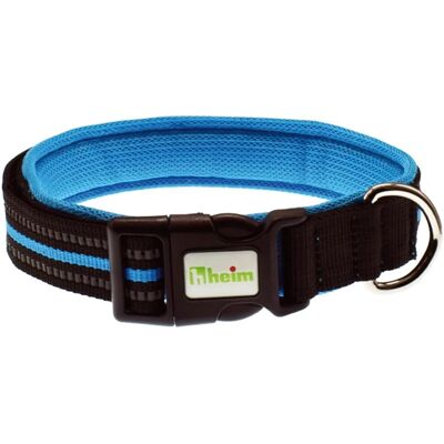 Heim Hundehalsband Signal reflektierend Gr. S Breite 20 mm Länge 38 - 44 cm Blau Heim Hundehalsband Signal reflektierend Gr. S Breite 20 mm Länge 38 - 44 cm Blau