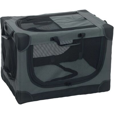 PawHut Katze Transporttasche Kunstfasern 60L x 42B x 43H cm PawHut Katze Transporttasche Kunstfasern 60L x 42B x 43H cm