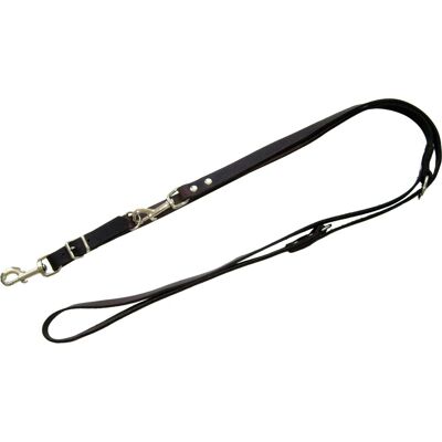 Heim Schwarzes Leder Hundeleine - Verstellbar in 3 Längen - Deutsche Qualität Heim Schwarzes Leder Hundeleine - Verstellbar in 3 Längen - Deutsche Qualität