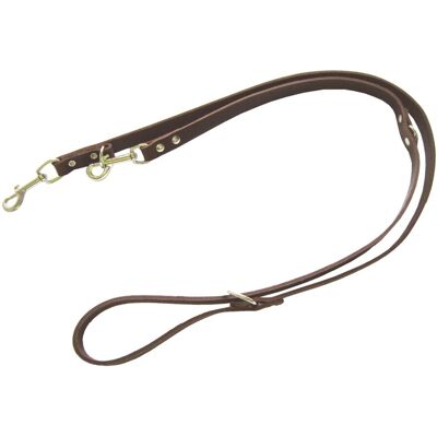 Heim Hunde-Vorführleine Softleder Breite 14 mm Länge 240 cm Braun Heim Hunde-Vorführleine Softleder Breite 14 mm Länge 240 cm Braun