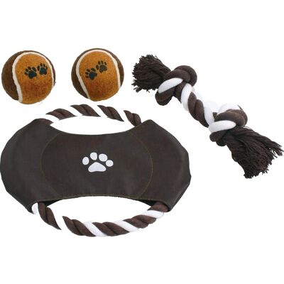 Heim Hunde-Outdoor-Spielzeug-Set 4-teilig Heim Hunde-Outdoor-Spielzeug-Set 4-teilig