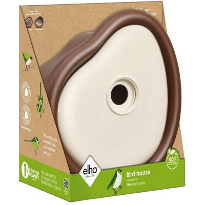 Elho Vogelhaus Organic 25 cm Braun-Weiß Elho Vogelhaus Organic 25 cm Braun-Weiß