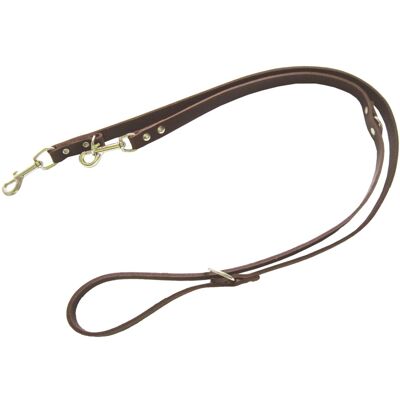 Heim Hunde-Vorführleine Softleder Breite 10 mm Länge 240 cm Braun Heim Hunde-Vorführleine Softleder Breite 10 mm Länge 240 cm Braun
