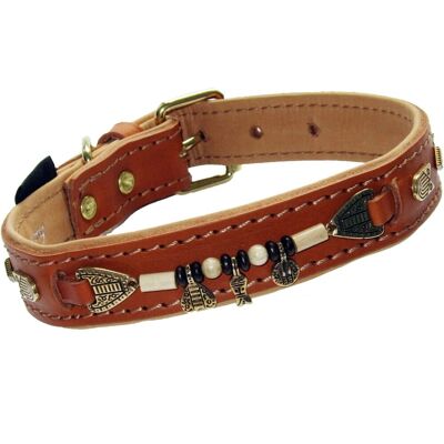 Heim Hundehalsband Buffalo Breite 25 mm Länge 55 cm Cognac/Cognac Heim Hundehalsband Buffalo Breite 25 mm Länge 55 cm Cognac/Cognac