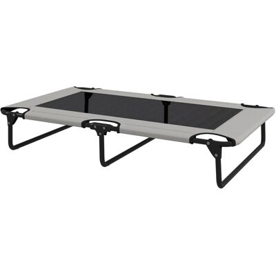 PawHut Erhöhtes Hundebett Polyester 107 x 61 x 20cm Hellgrau PawHut Erhöhtes Hundebett Polyester 107 x 61 x 20cm Hellgrau