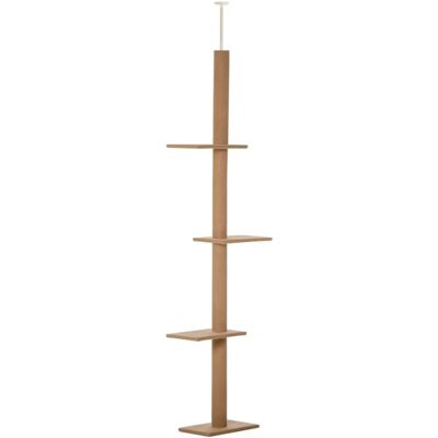PawHut Kratzbaum Deckenhoch 228-260 cm mit 3 Ebenen PawHut Kratzbaum Deckenhoch 228-260 cm mit 3 Ebenen