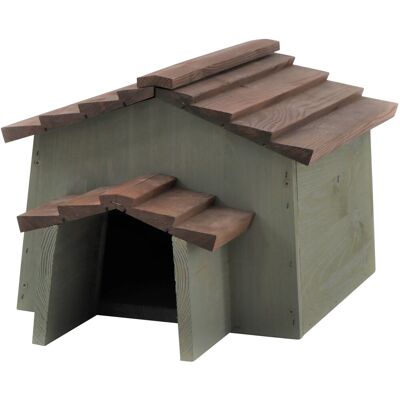 Siena Garden Igelhaus Kiefer Olive und Braun 55 cm x 38 cm x 28 cm FSC® Siena Garden Igelhaus Kiefer Olive und Braun 55 cm x 38 cm x 28 cm FSC®
