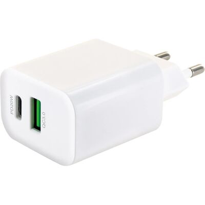Schwaiger Ladeadapter mit USB-A und USB-C Schwaiger Ladeadapter mit USB-A und USB-C