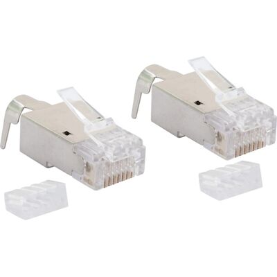 Schwaiger Netzwerkstecker-Set CAT 6A /CAT 7 Weiß Schwaiger Netzwerkstecker-Set CAT 6A /CAT 7 Weiß