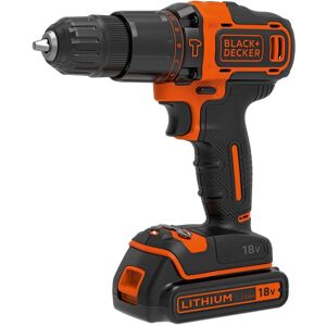 Black+Decker 18 V Akku-Schlagbohrschrauber BDOHD18K1A inkl. 1,5 Ah Akku Black+Decker 18 V Akku-Schlagbohrschrauber BDOHD18K1A inkl. 1,5 Ah Akku