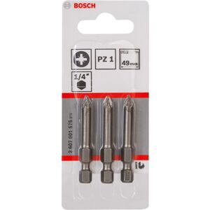 Bosch Schrauberbit Extra Hard PZ1 49 mm 3 Stück Bosch Schrauberbit Extra Hard PZ1 49 mm 3 Stück