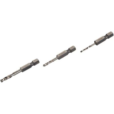 LUXTOOLS LUX-TOOLS Metall-Bohrersatz 6-Kant 2 mm, 3 mm und 4 mm LUXTOOLS LUX-TOOLS Metall-Bohrersatz 6-Kant 2 mm, 3 mm und 4 mm