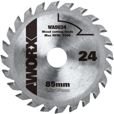 Worx Handkreissägeblatt 24Z WA5034 Worx Handkreissägeblatt 24Z WA5034