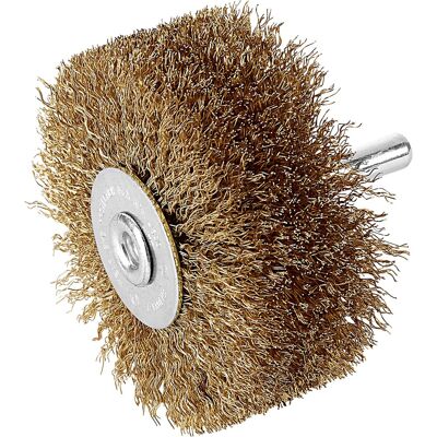 LUXTOOLS LUX-TOOLS Holzstrukturbürste Ø 80 mm Stahl vermessingt LUXTOOLS LUX-TOOLS Holzstrukturbürste Ø 80 mm Stahl vermessingt