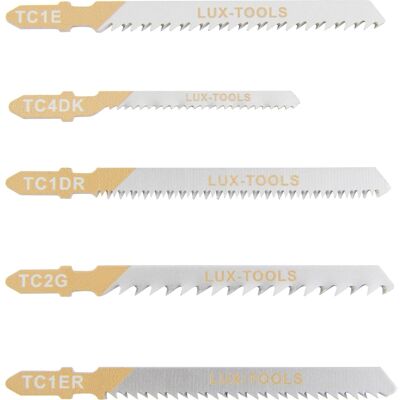 LUX-TOOLS Stichsägeblatt-Set 5 teilig Holz LUX-TOOLS Stichsägeblatt-Set 5 teilig Holz