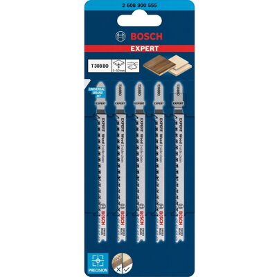Bosch Expert Stichsägeblätter für Holz T308BO 5 Stück Bosch Expert Stichsägeblätter für Holz T308BO 5 Stück