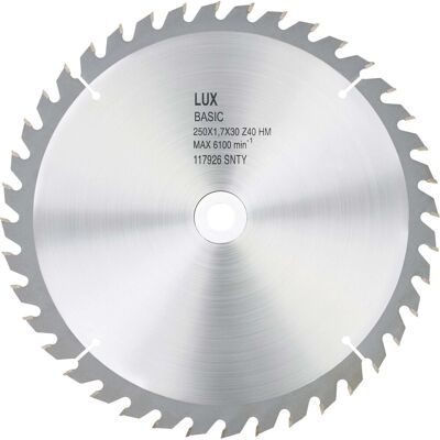 LUXTOOLS LUX-TOOLS HM-Kreissägeblatt Holz Ø 350 mm 40 Zähne LUXTOOLS LUX-TOOLS HM-Kreissägeblatt Holz Ø 350 mm 40 Zähne
