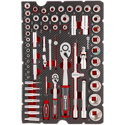 Einhell Werkzeug-Pad Stecknüsse und Ratschen E-Case 60-teilig Einhell Werkzeug-Pad Stecknüsse und Ratschen E-Case 60-teilig
