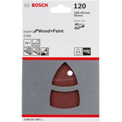 Bosch Schleifblatt-Set C430 Körnung 120 Bosch Schleifblatt-Set C430 Körnung 120